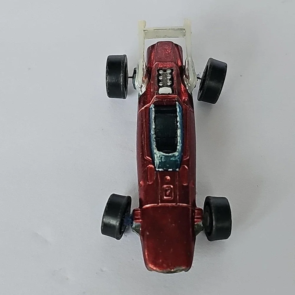 Vintage Hot Wheels Redline 1969 Indy Eagle Red Black‎ Interior Die Cast 1785